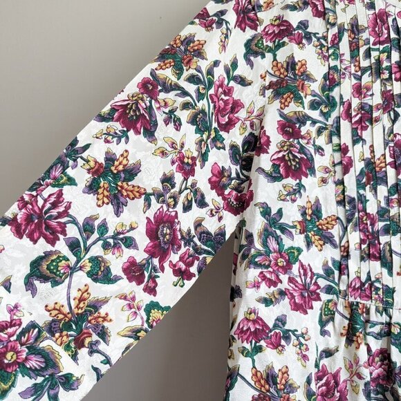 April Cornell Floral Button down blouse - Picture 3 of 8